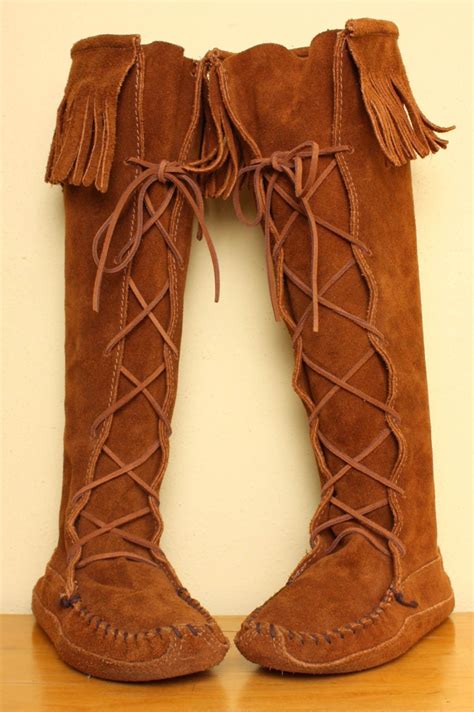 lace up moccasin boots men replica|knee high moccasin boots.